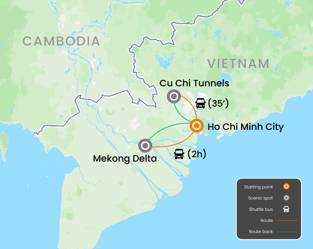 vietnam trip itinerary 4 days - A Glimpse of Southern Vietnam  days - BestPrice Travel