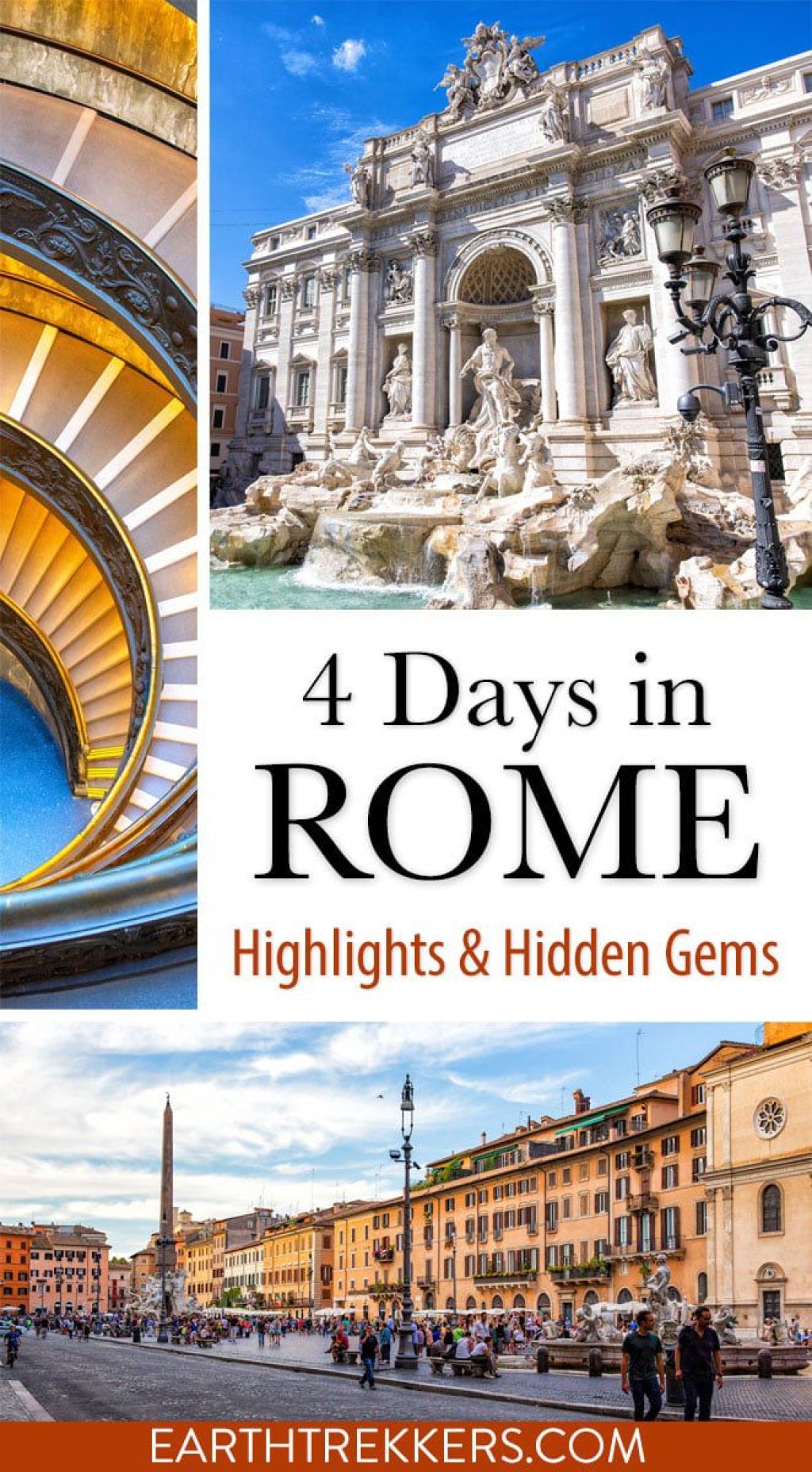 italy trip itinerary 4 days - Days in Rome Itinerary: Highlights & Hidden Gems – Earth Trekkers
