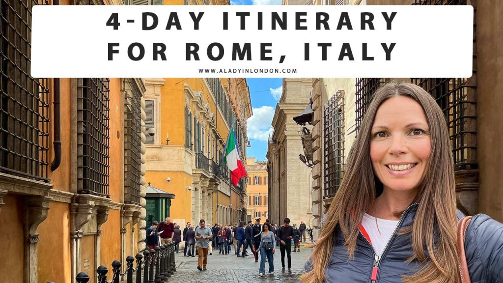 italy trip itinerary 4 days - Days in Rome