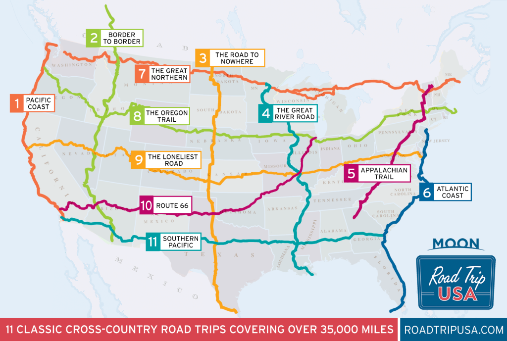 travel planning road trip - Epic Cross-Country American Road Trips  ROAD TRIP USA