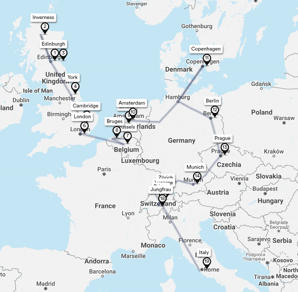 europe trip itinerary 3 months - If we had  months in Europe this is where we would go! [ Month