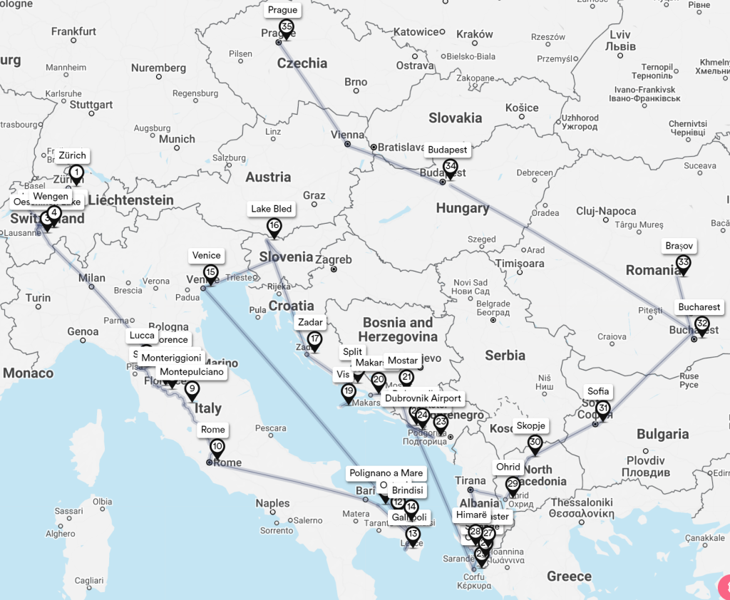 europe trip itinerary 3 months - If we had  months in Europe this is where we would go! [ Month