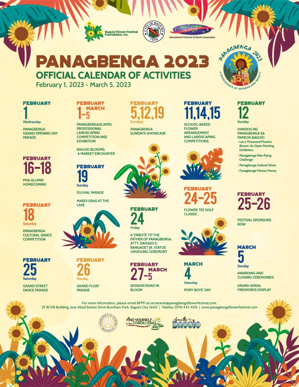 baguio trip itinerary 2023 - PANAGBENGA FESTIVAL  IN BAGUIO: Schedule of Activities, Things
