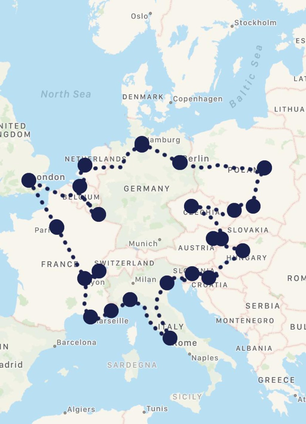 europe trip itinerary 2 weeks reddit - Planning a  month trip for September and October