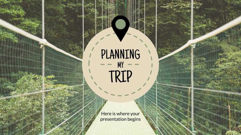 travel planning powerpoint template - Planning My Trip Google Slides theme and PowerPoint template