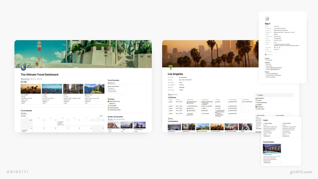 travel planning in notion - The Best Notion Travel Templates to Plan Your Trip Itinerary