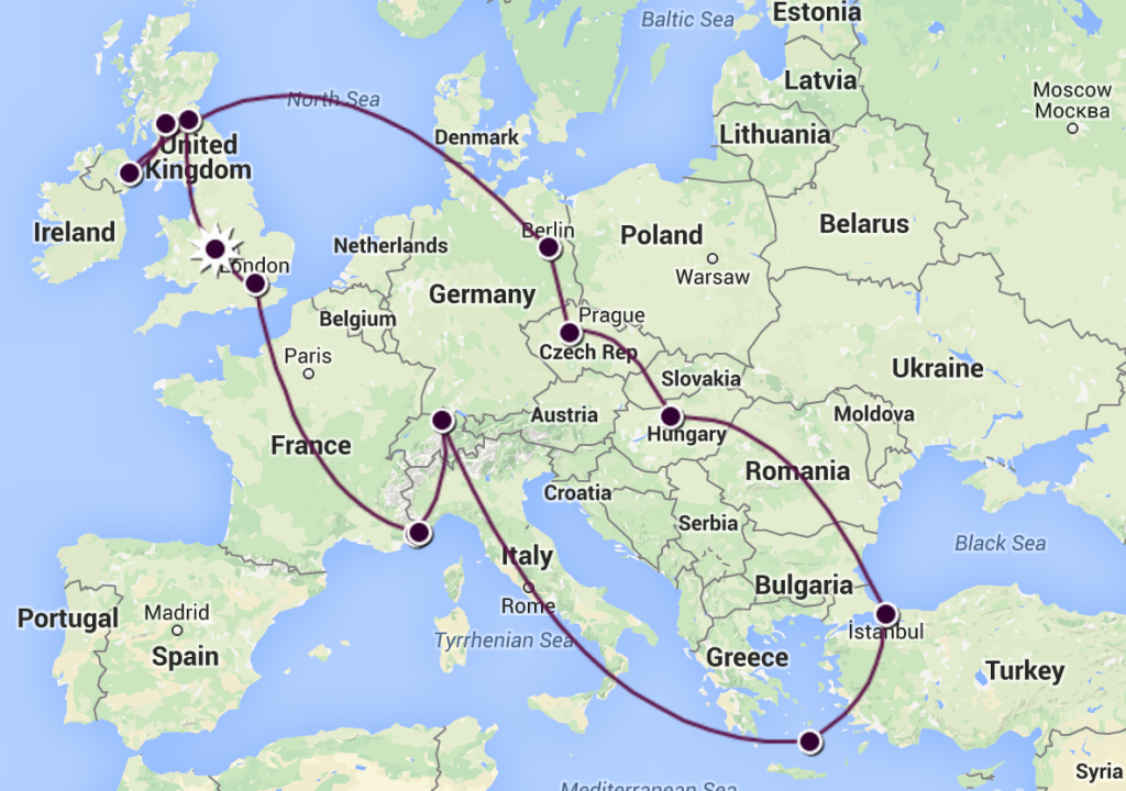 europe trip itinerary 3 weeks by train - Weeks in Europe, East and West  Backpacking Itinerary  Tash